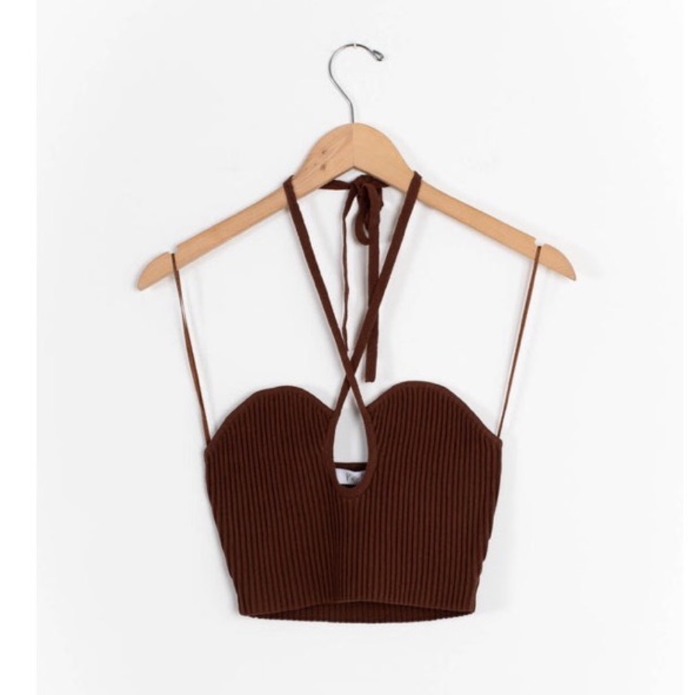 Ribbed crop top